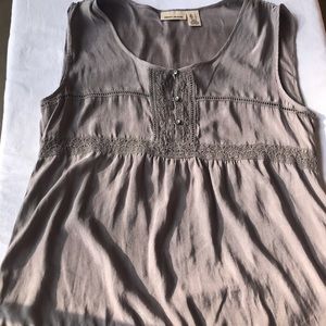 DKNY embroidered tank top